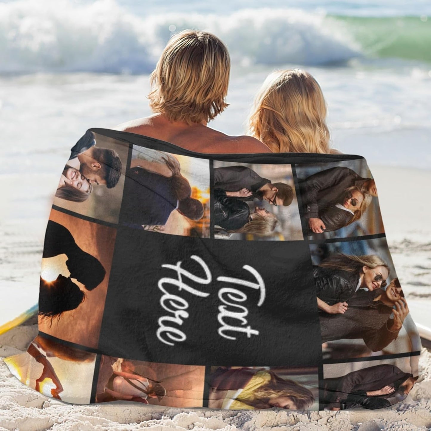Custom Blanket for Girlfriend Boyfriend Gifts Personalized