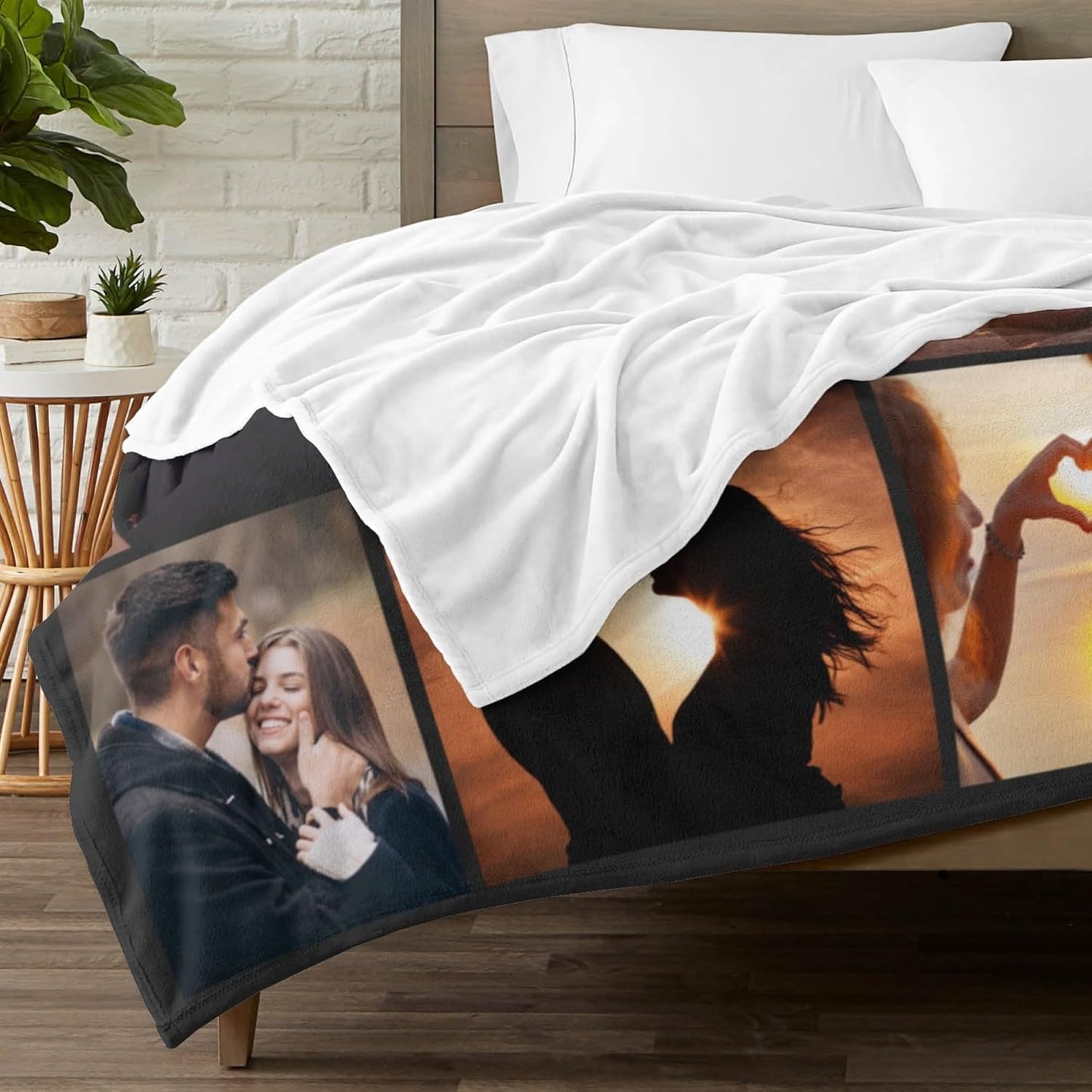 Custom Blanket for Girlfriend Boyfriend Gifts Personalized