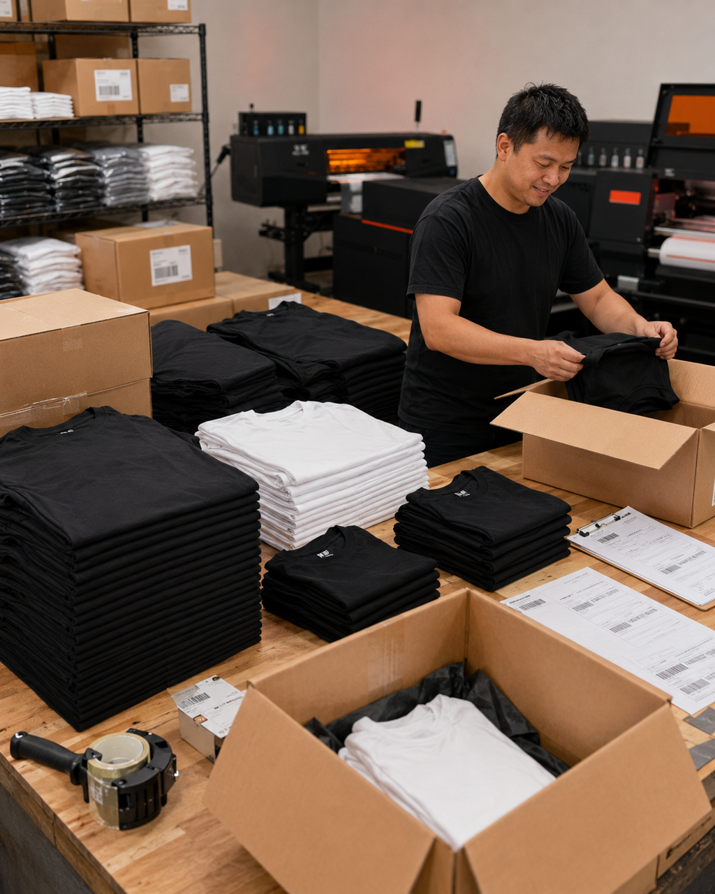 Custom T-Shirt Printing, DTF & POD Fulfillment in Southern California